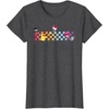 image:imageHello Sanrio Characters Checkerboard Tee Shirt TShirtDark Heather Grey