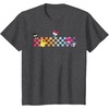 image:imageHello Sanrio Characters Checkerboard Tee Shirt TShirtDark Heather Grey