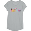 image:imageHello Sanrio Characters Checkerboard Tee Shirt TShirtHeather Grey