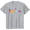image:imageHello Sanrio Characters Checkerboard Tee Shirt TShirtHeather Grey