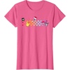image:imageHello Sanrio Characters Checkerboard Tee Shirt TShirtPink Heather
