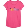 image:imageHello Sanrio Characters Checkerboard Tee Shirt TShirtPink Heather