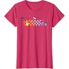 image:imageHello Sanrio Characters Checkerboard Tee Shirt TShirtRed Heather