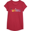 image:imageHello Sanrio Characters Checkerboard Tee Shirt TShirtRed Heather