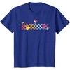 image:imageHello Sanrio Characters Checkerboard Tee Shirt TShirtRoyal Blue