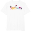 image:imageHello Sanrio Characters Checkerboard Tee Shirt TShirtWhite
