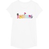 image:imageHello Sanrio Characters Checkerboard Tee Shirt TShirtWhite