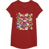 image:imageHello Sanrio Hello Kitty City Scene Tee Shirt TShirtCranberry Red