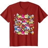 image:imageHello Sanrio Hello Kitty City Scene Tee Shirt TShirtCranberry Red