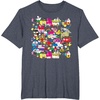 image:imageHello Sanrio Hello Kitty City Scene Tee Shirt TShirtHeather Blue