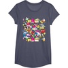 image:imageHello Sanrio Hello Kitty City Scene Tee Shirt TShirtHeather Blue