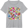 image:imageHello Sanrio Hello Kitty City Scene Tee Shirt TShirtHeather Grey