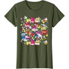 image:imageHello Sanrio Hello Kitty City Scene Tee Shirt TShirtOlive Green