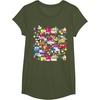 image:imageHello Sanrio Hello Kitty City Scene Tee Shirt TShirtOlive Green