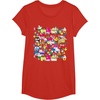 image:imageHello Sanrio Hello Kitty City Scene Tee Shirt TShirtRed