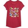 image:imageHello Sanrio Hello Kitty City Scene Tee Shirt TShirtRed Heather