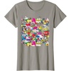 image:imageHello Sanrio Hello Kitty City Scene Tee Shirt TShirtSlate Grey