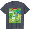 image:imageHello Sanrio Seeing Green St Patricks Day Tee Shirt TShirtHeather Blue