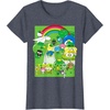 image:imageHello Sanrio Seeing Green St Patricks Day Tee Shirt TShirtHeather Blue