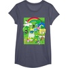image:imageHello Sanrio Seeing Green St Patricks Day Tee Shirt TShirtHeather Blue