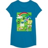 image:imageHello Sanrio Seeing Green St Patricks Day Tee Shirt TShirtSapphire Blue