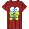 image:imageKeroppi Hamburger Red White and Burger TShirt SmallCranberry Red