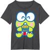 image:imageKeroppi Hamburger Red White and Burger TShirt SmallDark Heather Grey