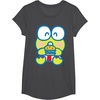 image:imageKeroppi Hamburger Red White and Burger TShirt SmallDark Heather Grey