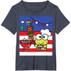 image:imageKeroppi Summer BBQ Tee Shirt TShirtHeather Blue