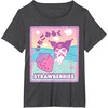 image:imageKuromi Strawberry Milk TShirtDark Heather Grey