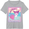 image:imageKuromi Strawberry Milk TShirtHeather Grey