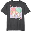 image:imageLittle Twin Stars Be My Valentine Tee Shirt TShirtDark Heather Grey