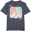 image:imageLittle Twin Stars Be My Valentine Tee Shirt TShirtHeather Blue