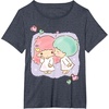 image:imageLittle Twin Stars Be My Valentine Tee Shirt TShirtHeather Blue