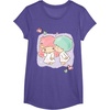 image:imageLittle Twin Stars Be My Valentine Tee Shirt TShirtPurple Heather