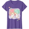 image:imageLittle Twin Stars Be My Valentine Tee Shirt TShirtPurple Heather