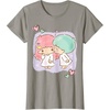 image:imageLittle Twin Stars Be My Valentine Tee Shirt TShirtSlate Grey