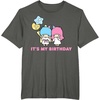 image:imageLittle Twin Stars Its My Birthday TShirtAsphalt Grey