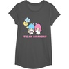 image:imageLittle Twin Stars Its My Birthday TShirtAsphalt Grey