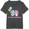 image:imageLittle Twin Stars Its My Birthday TShirtDark Heather Grey
