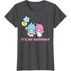 image:imageLittle Twin Stars Its My Birthday TShirtDark Heather Grey