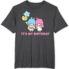 image:imageLittle Twin Stars Its My Birthday TShirtDark Heather Grey