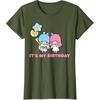 image:imageLittle Twin Stars Its My Birthday TShirtOlive Green