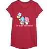 image:imageLittle Twin Stars Its My Birthday TShirtRed Heather