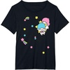 image:imageLittle Twin Stars Rainbow Stars Tee TShirtBlack