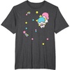 image:imageLittle Twin Stars Rainbow Stars Tee TShirtDark Heather Grey