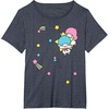 image:imageLittle Twin Stars Rainbow Stars Tee TShirtHeather Blue