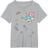 image:imageLittle Twin Stars Rainbow Stars Tee TShirtHeather Grey