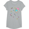 image:imageLittle Twin Stars Rainbow Stars Tee TShirtHeather Grey