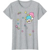 image:imageLittle Twin Stars Rainbow Stars Tee TShirtHeather Grey